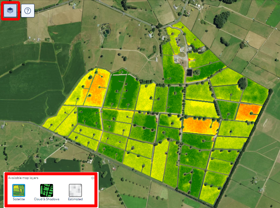 3 - Pasture cover variation map