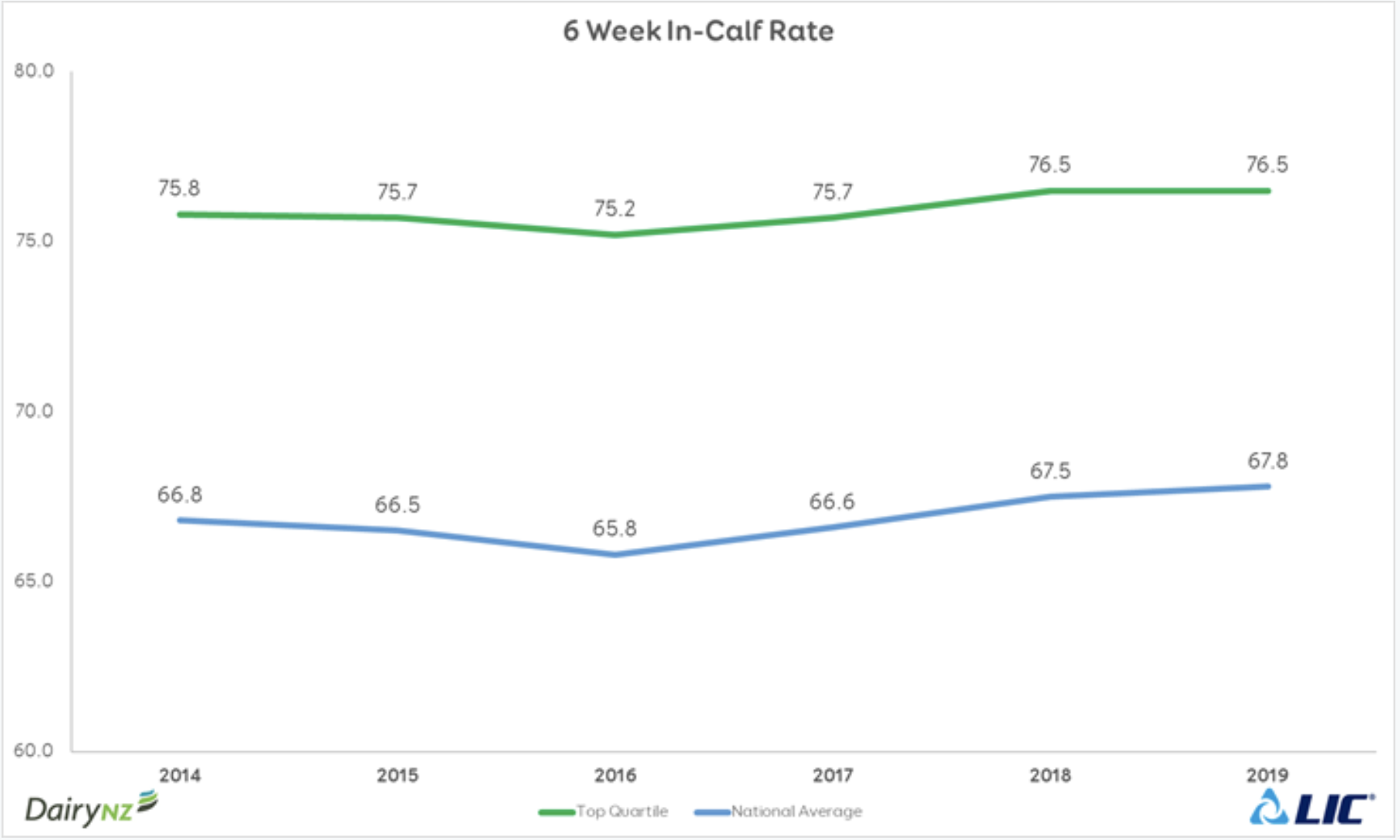 6 week In-Calf rate