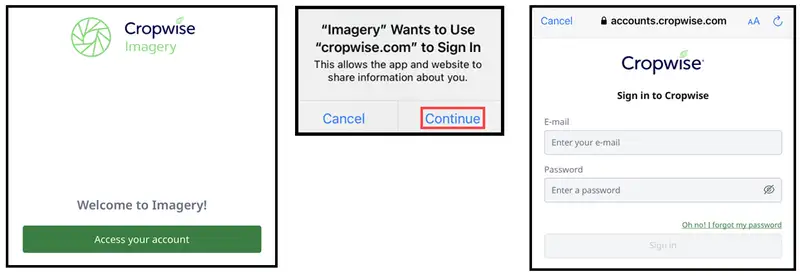 Accessing the Cropwise Imagery Mobile App 2