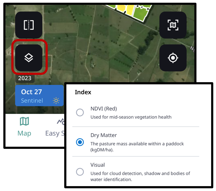 Mobile map layers