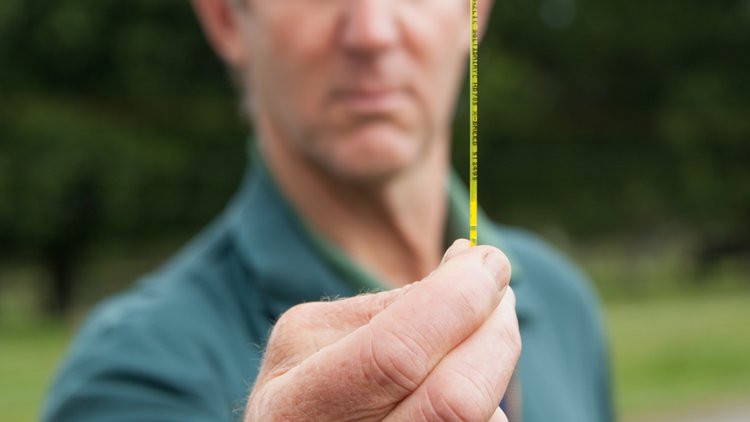 Man holding straw