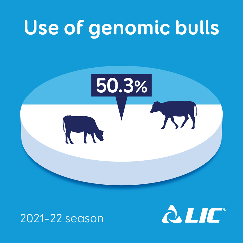 Use of genomic bulls