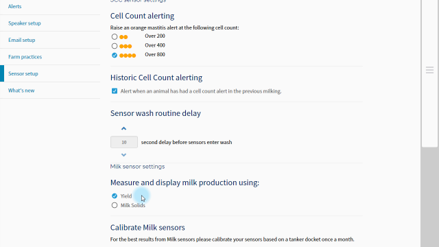 Sensor Setup