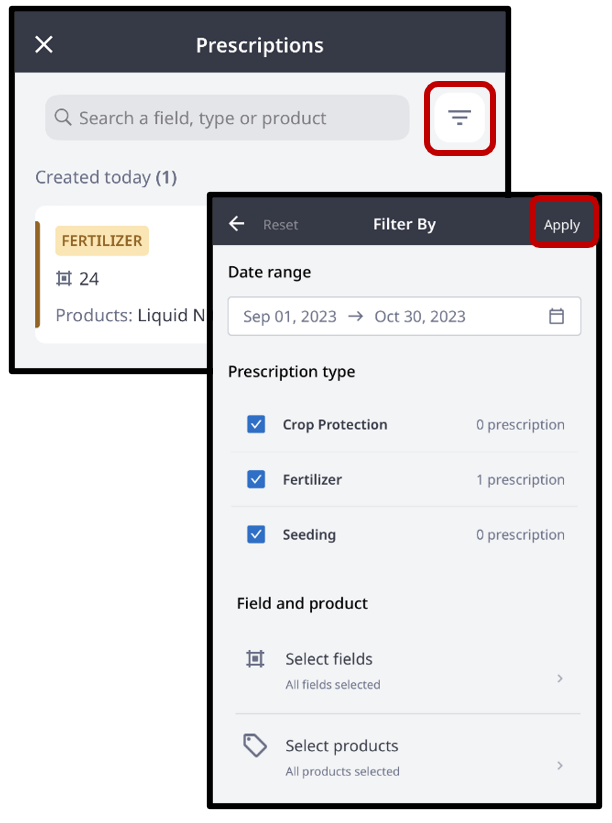 m7.1b View and Filter Available Prescriptions